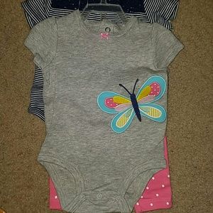 Carters girls butterfly set